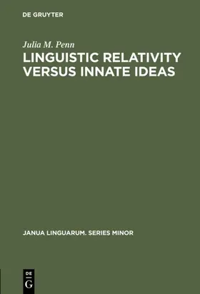 Penn | Linguistic Relativity versus Innate Ideas | E-Book | sack.de
