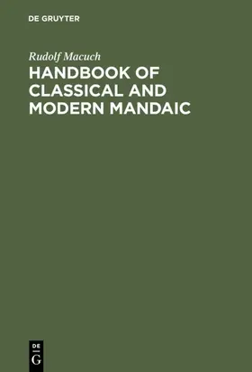 Macuch |  Handbook of Classical and Modern Mandaic | eBook | Sack Fachmedien