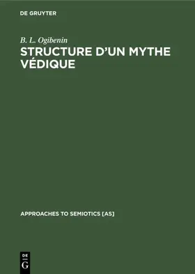 Ogibenin | Structure d’un Mythe Védique | E-Book | sack.de