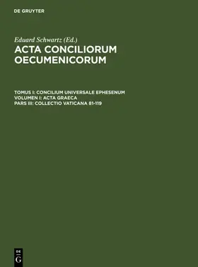 Schwartz / Straub |  Collectio Vaticana 81-119 | eBook | Sack Fachmedien