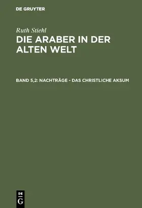  Nachträge - Das christliche Aksum | eBook | Sack Fachmedien