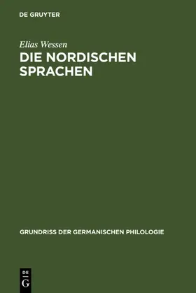 Wessen |  Die nordischen Sprachen | eBook | Sack Fachmedien