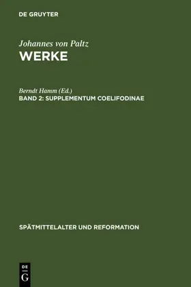 Hamm |  Supplementum Coelifodinae | eBook | Sack Fachmedien