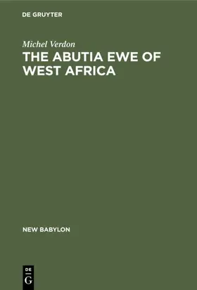 Verdon |  The Abutia Ewe of West Africa | eBook | Sack Fachmedien