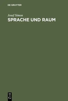 Simon |  Sprache und Raum | eBook | Sack Fachmedien