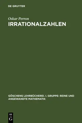 Perron |  Irrationalzahlen | eBook | Sack Fachmedien