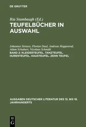 Strauss / Daul / Hoppenrod | Kleiderteufel. Tanzteufel. Hurenteufel. Hausteufel. Zehn Teufel | E-Book | sack.de