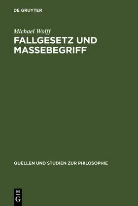 Wolff |  Fallgesetz und Massebegriff | eBook | Sack Fachmedien