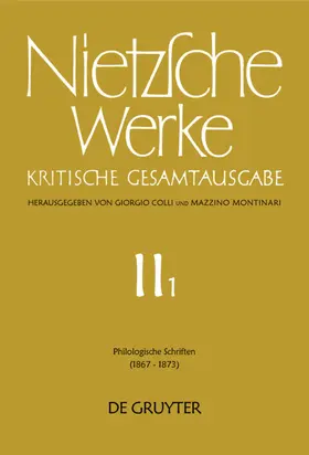 Colli / Nietzsche / [unknown] |  Philologische Schriften | eBook | Sack Fachmedien