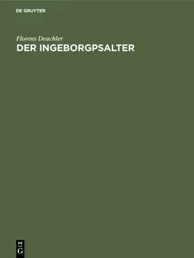 Deuchler |  Der Ingeborgpsalter | eBook | Sack Fachmedien