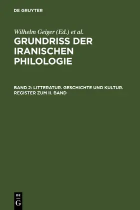 Geiger / Kuhn |  Litteratur, Geschichte und Kultur, Register zum II. Band | eBook | Sack Fachmedien