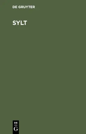 [unknown] |  Sylt | eBook | Sack Fachmedien