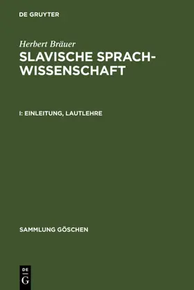 Bräuer | Einleitung, Lautlehre | E-Book | www2.sack.de