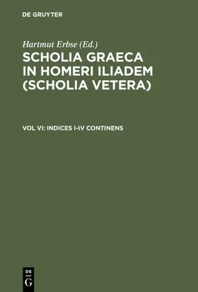 Erbse |  Indices I-IV continens | eBook | Sack Fachmedien