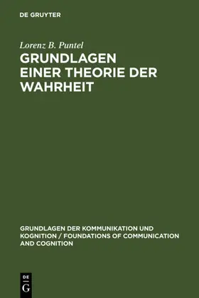 Puntel |  Grundlagen einer Theorie der Wahrheit | eBook | Sack Fachmedien