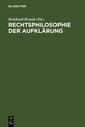 Brandt |  Rechtsphilosophie der Aufklärung | eBook | Sack Fachmedien