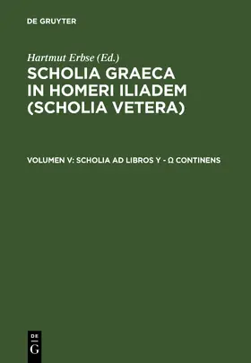 Erbse |  Scholia ad libros Y - O continens | eBook | Sack Fachmedien