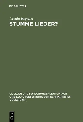 Regener |  Stumme Lieder? | eBook | Sack Fachmedien