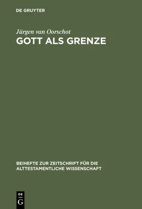 Oorschot |  Gott als Grenze | eBook | Sack Fachmedien