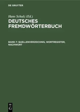Kirkness / Huber / Kubitscha |  Quellenverzeichnis, Wortregister, Nachwort | eBook | Sack Fachmedien