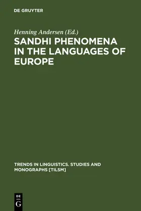 Andersen | Sandhi Phenomena in the Languages of Europe | E-Book | sack.de