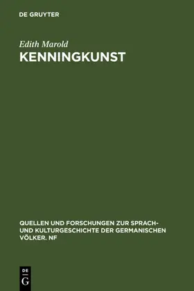 Marold |  Kenningkunst | eBook | Sack Fachmedien