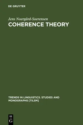 Noergård-Soerensen |  Coherence Theory | eBook | Sack Fachmedien