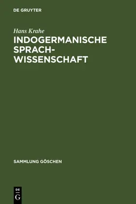 Krahe |  Indogermanische Sprachwissenschaft | eBook | Sack Fachmedien
