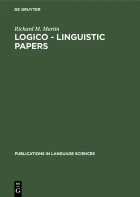 Martin |  Logico - Linguistic Papers | eBook | Sack Fachmedien