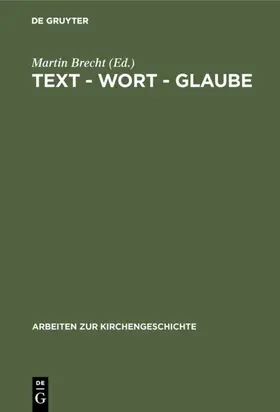 Brecht |  Text - Wort - Glaube | eBook | Sack Fachmedien