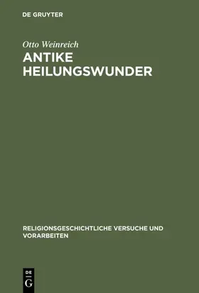 Weinreich |  Antike Heilungswunder | eBook | Sack Fachmedien