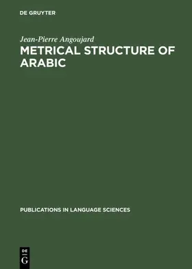 Angoujard | Metrical Structure of Arabic | E-Book | sack.de