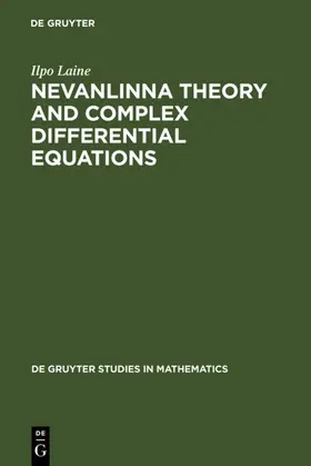 Laine | Nevanlinna Theory and Complex Differential Equations | E-Book | sack.de