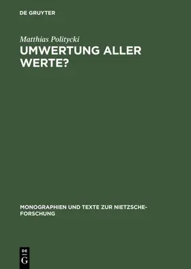 Politycki |  Umwertung aller Werte? | eBook | Sack Fachmedien