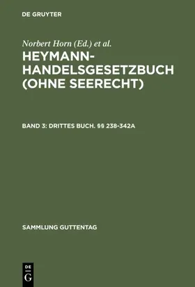 Balzer / Horn / Berger |  Drittes Buch. §§ 238-342a | eBook | Sack Fachmedien