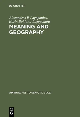Lagopoulos / Boklund-Lagopoulou | Meaning and Geography | E-Book | sack.de