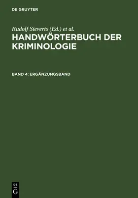 Elster / Sieverts / Lingemann |  Ergänzungsband | eBook | Sack Fachmedien