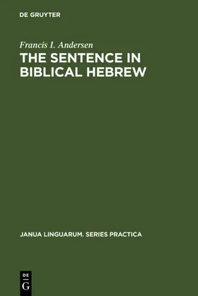 Andersen |  The Sentence in Biblical Hebrew | eBook | Sack Fachmedien