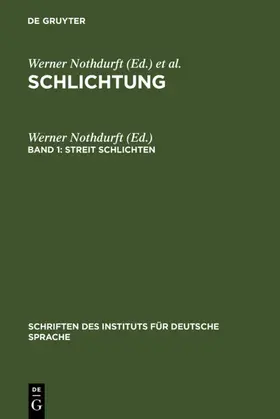 Nothdurft |  Streit schlichten | eBook | Sack Fachmedien