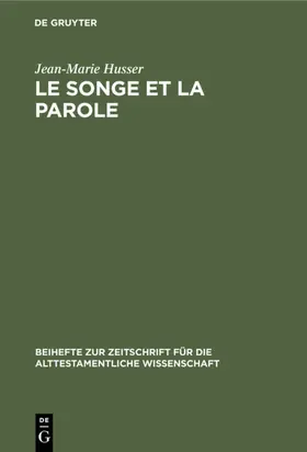 Husser |  Le songe et la parole | eBook | Sack Fachmedien