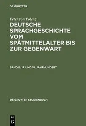 Polenz |  17. und 18. Jahrhundert | eBook | Sack Fachmedien