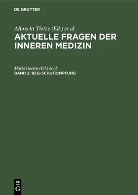Daelen / Catel / Freudenberg |  BCG-Schutzimpfung | eBook | Sack Fachmedien