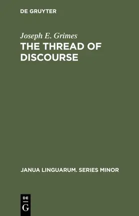 Grimes |  The Thread of Discourse | eBook | Sack Fachmedien
