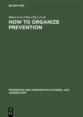 Otto / Flösser | How to Organize Prevention | E-Book | sack.de