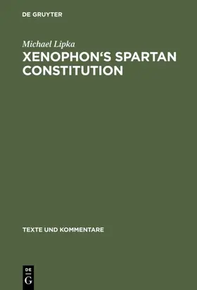 Lipka | Xenophon's Spartan Constitution | E-Book | sack.de