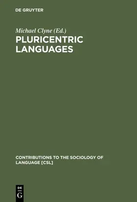 Clyne | Pluricentric Languages | E-Book | sack.de