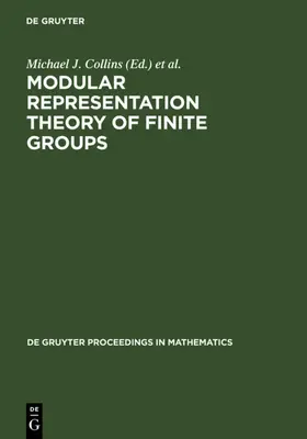 Collins / Parshall / Scott | Modular Representation Theory of Finite Groups | E-Book | sack.de