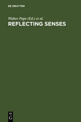 Pape / Burwick | Reflecting Senses | E-Book | sack.de