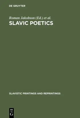 Jakobson / Schooneveld / Worth |  Slavic Poetics | eBook | Sack Fachmedien