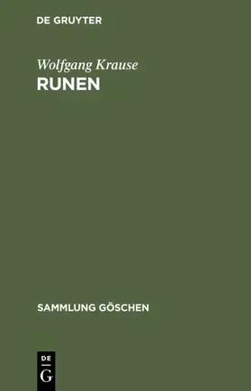 Krause |  Runen | eBook | Sack Fachmedien